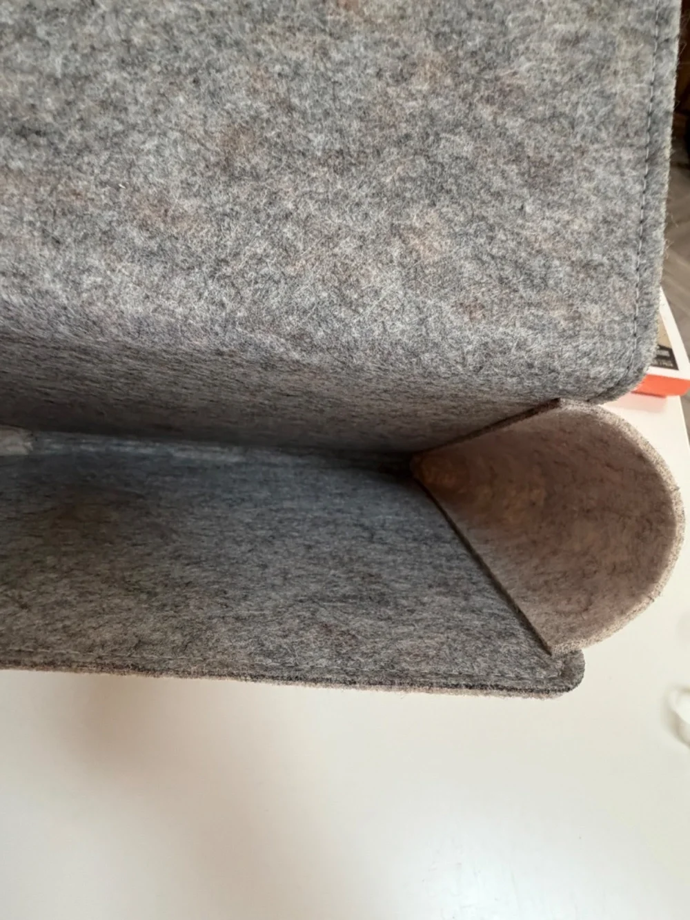 Pressed Felt Bedside Chairside Caddy